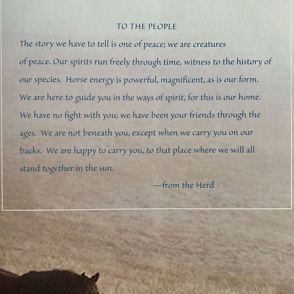 One with the Herd: A Spiritual Journey Book signed by Liz Mitten Ryan. Horses - Picture 7 of 13